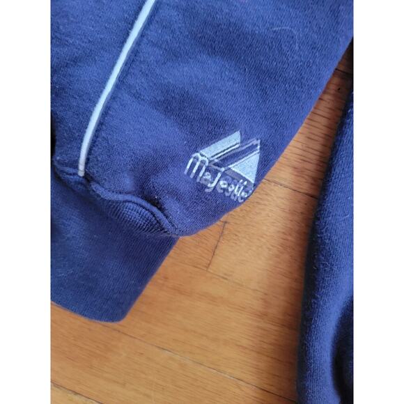 Majestic Boston Red Sox Hoodie Pullover Sweatshirt Blue MLB Embroidered Logo Med - Picture 2 of 13